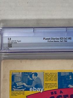 Planet Stories 20 Vol 2 #8 Fall 1944 CGC 5.0