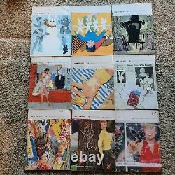 Playboy 1955 9 Issues Including February All Newstand Including Centerfolds