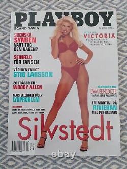 Playboy Magazine Scandinavian Issue Nr 4! Playboy Sweden! Victoria Silvstedt