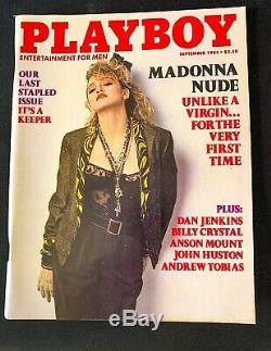 Playboy Magazine-September 1985. Last stapled edition. Collectors item
