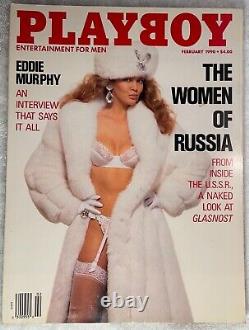 Playboy Magazines 1990 Partial Set with Donald Trump Issue -Includes Centerfolds