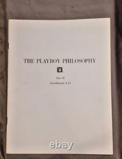 Playboy Philosophy Collection by Hugh M. Hefner Complete Four-Part Edition Playboy Philosophy Collection by Hugh M. Hefner Complete Four-Part Edition