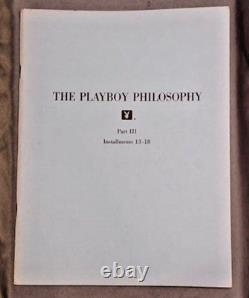 Playboy Philosophy Collection by Hugh M. Hefner Complete Four-Part Edition Playboy Philosophy Collection by Hugh M. Hefner Complete Four-Part Edition