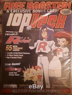 Pokemon Fossil booster pack 1st edition with Top Deck Magazine Sealed Shrink Wrap