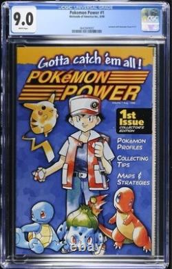 Pokemon Power Magazine 1st Issue CGC 9.0 Nintendo Power 1998