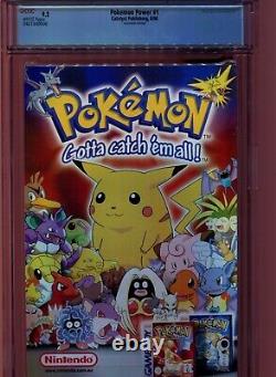 Pokemon Power Magazine Comic Cgc 9.2 1st Edition Mint Pikachu & Ash