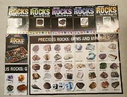 Precious Rocks Gems & Minerals Magazine Issues 1-67 Guide Case Poster 103 Stones