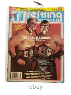 Pro Wrestling Illustrated Magazine March 1984 Road Warriors Hawk &Animal LOD NWA