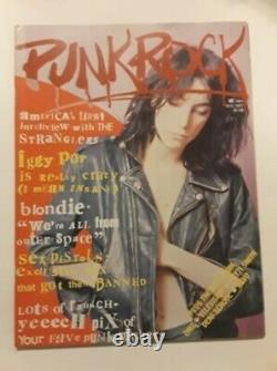 Punk Rock Magazine Vol. 1 No. 1 December 1977. RARE. Patti Smith Iggy Stranglers