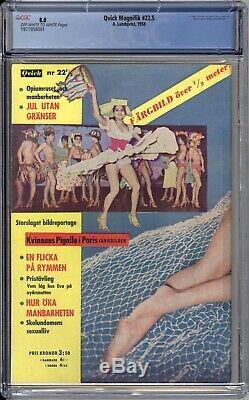 Qvick Magnifik Cgc Vf 8.0 Gorgeous Bettie Page Cover & Interior Covers Rare
