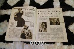 RADIO STARS Rare First Issue Ocober 1932 Ruth Etting Cover Vol. 1, No. 1 WOW