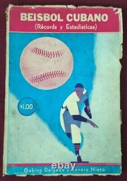 RARE 1955 Orig Cuban Booklet CUBAN BASEBALL Records & Stats First Edition