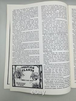 RARE 1972 Portcullis Lesbian Feminist Magazine 1st 2nd Published Lot Of 2