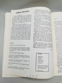 RARE 1972 Portcullis Lesbian Feminist Magazine 1st 2nd Published Lot Of 2