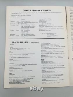 RARE 1972 Portcullis Lesbian Feminist Magazine 1st 2nd Published Lot Of 2