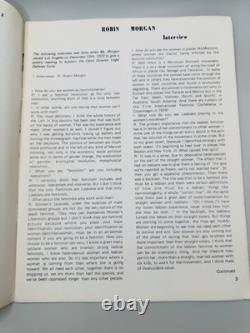 RARE 1972 Portcullis Lesbian Feminist Magazine 1st 2nd Published Lot Of 2