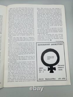 RARE 1972 Portcullis Lesbian Feminist Magazine 1st 2nd Published Lot Of 2