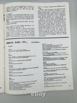 RARE 1972 Portcullis Lesbian Feminist Magazine 1st 2nd Published Lot Of 2