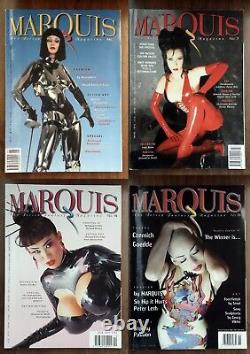 RARE 40 x MARQUIS Peter W. Czernich Rubber Dominatrix Latex Fashion Magazines PB