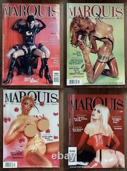 RARE 40 x MARQUIS Peter W. Czernich Rubber Dominatrix Latex Fashion Magazines PB