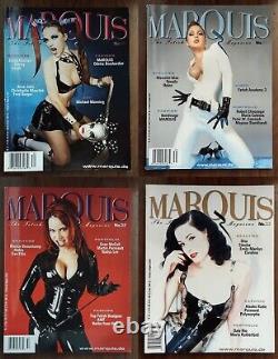 RARE 40 x MARQUIS Peter W. Czernich Rubber Dominatrix Latex Fashion Magazines PB