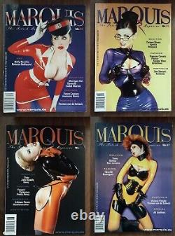 RARE 40 x MARQUIS Peter W. Czernich Rubber Dominatrix Latex Fashion Magazines PB