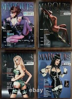 RARE 40 x MARQUIS Peter W. Czernich Rubber Dominatrix Latex Fashion Magazines PB