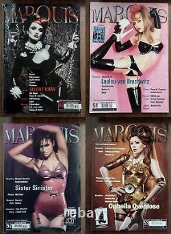 RARE 40 x MARQUIS Peter W. Czernich Rubber Dominatrix Latex Fashion Magazines PB