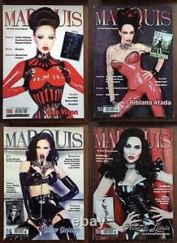 RARE 40 x MARQUIS Peter W. Czernich Rubber Dominatrix Latex Fashion Magazines PB