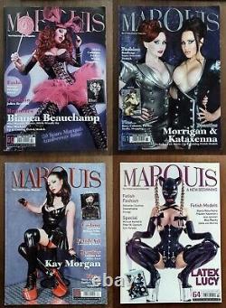 RARE 40 x MARQUIS Peter W. Czernich Rubber Dominatrix Latex Fashion Magazines PB