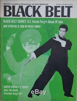 RARE Bruce Lee BLACK BELT Magazine 1967 Green Hornet Kato Kung Fu