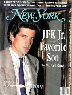 RARE George's John Kennedy Jr & Carolyn Bessette ALL 4 NY Magazines 1989- 1999 +