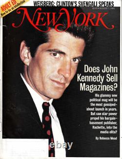 RARE George's John Kennedy Jr & Carolyn Bessette ALL 4 NY Magazines 1989- 1999 +