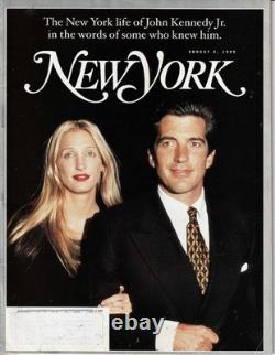 RARE George's John Kennedy Jr & Carolyn Bessette ALL 4 NY Magazines 1989- 1999 +