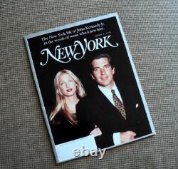 RARE George's John Kennedy Jr & Carolyn Bessette ALL 4 NY Magazines 1989- 1999 +