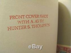 RARE LTD/ED HUNTER S. THOMPSON 1995 X-RAY MAGAZINE #4 with THOMPSON SHOT PHOTO