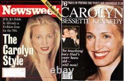 RARE Lot Of 2 Carolyn Bessette Magazine Covers 1996 NEWSWEEK & 1999 SPECIAL LN
