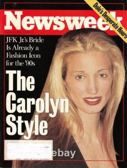 RARE Lot Of 2 Carolyn Bessette Magazine Covers 1996 NEWSWEEK & 1999 SPECIAL LN