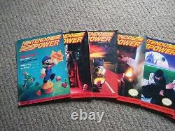 RARE Nintendo Power 1988 1st Year 7 Issue Sub Complete With Posters 1989 Fan Club