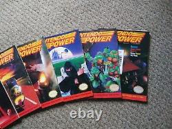 RARE Nintendo Power 1988 1st Year 7 Issue Sub Complete With Posters 1989 Fan Club