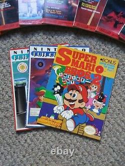 RARE Nintendo Power 1988 1st Year 7 Issue Sub Complete With Posters 1989 Fan Club