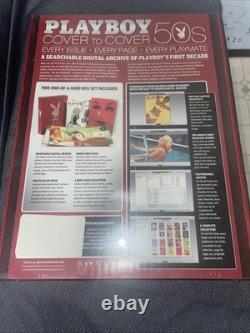 RARE Playboy Cover to Cover The 50s 3 DVDs, Book and First Issue Magazine SEALED