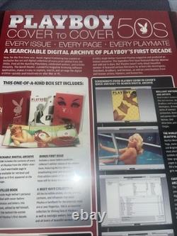 RARE Playboy Cover to Cover The 50s 3 DVDs, Book and First Issue Magazine SEALED