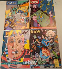 RAW The Graphix Magazine Complete Set of 12 Issues