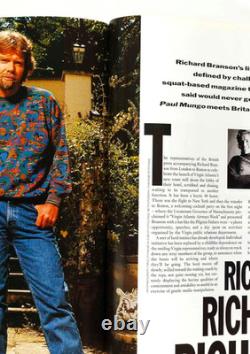 RICHARD BRANSON ALAN RICKMAN GAIL ELLIOTT JEAN ALESI GQ magazine September 1991