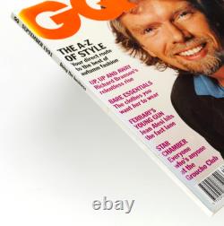 RICHARD BRANSON ALAN RICKMAN GAIL ELLIOTT JEAN ALESI GQ magazine September 1991