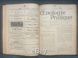Rare 1908-1910 French Oenology Magazine Wine Making Grape Cultivating 32 Issues