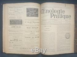 Rare 1908-1910 French Oenology Magazine Wine Making Grape Cultivating 32 Issues