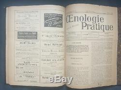 Rare 1908-1910 French Oenology Magazine Wine Making Grape Cultivating 32 Issues