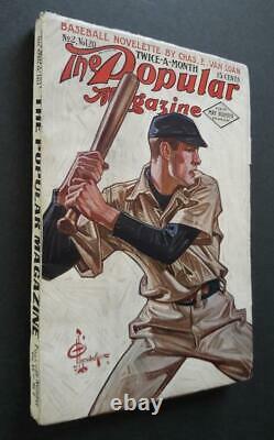 Rare 1911 Complete Popular Magazine Great Leyendecker Baseball Cover